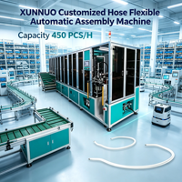 XUNNUO Tuyau flexible sur mesure à assemblage automatique pour machine avec moteur à commande PLC, garantie 1 an