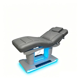 Cama de Belleza Facial Eléctrica de Lujo con 4 Motores y Doble <span class=keywords><strong>Columna</strong></span>, Mueble Portátil para Salón, Cama Eléctrica de Lujo para Pestañas - Product Image 2