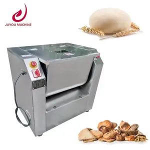 Mezclador de masa de 15kg, 25kg, 50kg, mezclador en espiral, máquina mezcladora de masa de pan Industrial, máquina mezcladora de harina de acero inoxidable