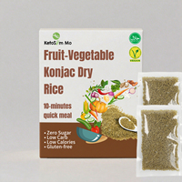 Échantillons Gratuits Ketoslimmo : Aliment Instantané Minceur de Haute Qualité, Faible en Calories, à Base de Shirataki, Riz de Konjac, Fruits et Légumes, Sans Gluten, Halal