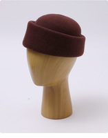 Chapeau Cloche Rétro Européen et Américain pour Adultes - Style Femme Automne/Hiver Polyvalent Inspiré de la Bourgeoisie Française
