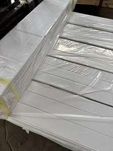 Clôture en PVC de confidentialité pour clôture de jardin en vinyle Fentech blanc, treillis et portails en plastique Nature traité sous pression Type de bois - Product Image 5