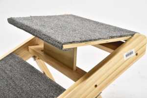 Faltbare rutsch feste Design Holz Haustier Treppen Stufen Rampe Combo Hund Katze Rampe Treppen Einfacher Zugang zu hohen Betten - Product Image 5