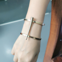 Vente en gros — Bracelet épais indien en plaqué or pour femmes, chaîne, bijou à la main, Simple, de créateur, manchettes, vente en gros