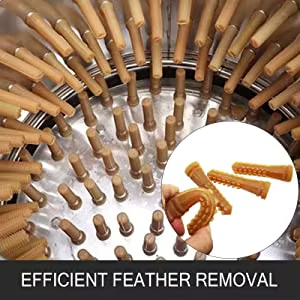 Nouvelle machine à plumer les poulets électriques pour poulets, canards, oies et pigeons avec pot de trempage, facile à utiliser, utilisation à la ferme - Product Image 4
