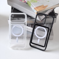 Étui de téléphone avec support magnétique N52 pour cartes TCG TPU PC pour iPhone, cartes Pokémon, détachable, antichoc, accessoires de téléphone portable, vente en gros