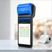 Système de point de vente portable avec imprimante intégrée F1-55, logo OEM personnalisé, terminal de paiement mobile Android portable, machine de point de vente 58 mm