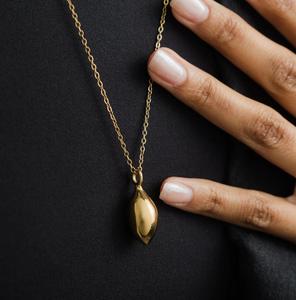 Inspire Plaqué Or Islamique Religieux Bijoux En Acier Inoxydable Palestinien <span class=keywords><strong>Olive</strong></span> Collier Son et Le Sien Couple Cadeau En Gros - Product Image 1