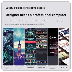 Computer Desktop da Gaming per Designer, Grafica, Disegno, Modellazione <span class=keywords><strong>3D</strong></span>, Rendering, Editing Video, Assemblaggio Fai-da-Te, Nero, Senza Sistema Operativo - Product Image 3