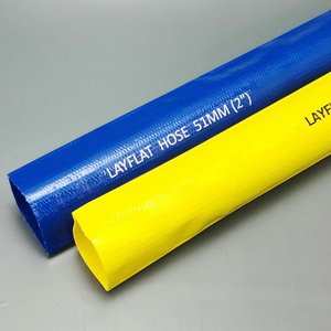 צינור השקיה בטפטוף <span class=keywords><strong>PVC</strong></span> גמיש ועמיד בלחץ גבוה 2 אינץ', 4 בר, 58 PSI, 100 מטר, ללא מחבר כבד - Product Image 4