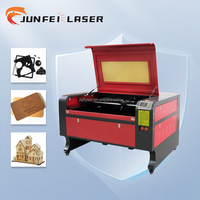JUNFEI 2-in-1 CO2 CNC Laser Snij- en Graveermachine 40W/60W/80W voor Hout, Steen, Acryl & Kunststof - Watergekoeld