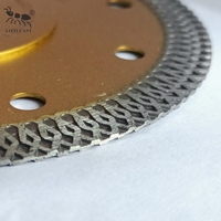 LITTLE ANT Lames de scie circulaire de qualité professionnelle industrielle X Turbo Mesh Nitride Coated 5 pouces 125 mm pour la découpe de carreaux