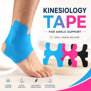 Bande de kinésiologie Xingda élastique pour <span class=keywords><strong>cheville</strong></span>, patch de thérapie corporelle complète sans latex pour récupération musculaire athlétique, accepte la commande de 1 pièce - Product Image 1