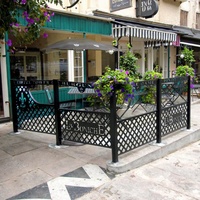 Écrans décoratifs en acier inoxydable découpés au laser, panneaux de revêtement de balcon, garde-corps d'escalier, cloisons, balustrades extérieures de qualité supérieure