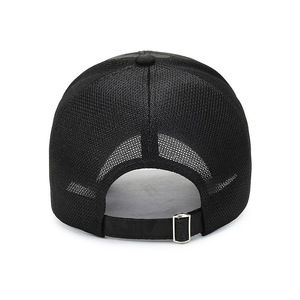 Women's Mesh Trucker Cap Breathable Sun Protection Spring Summer Outdoor Sports Hat Black White Pink - Product Image 4