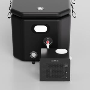 เครื่องทำความเย็นน้ำ ICEGALAX US Local Stock 0.8HP พร้อมระบบกรอง สำหรับแช่น้ำเย็นเพื่อฟื้นฟูร่างกายหลังออกกำลังกาย พร้อมอ่าง - Product Image 3