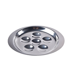 Plat à œufs à la vapeur rectangulaire à tête ronde 6/<span class=keywords><strong>12</strong></span> en acier inoxydable personnalisable, plateaux d'apéritif polis pour hôtel - Product Image 2