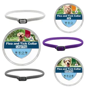 Collier de chien lumineux et haute visibilité collier lumineux pour animaux de compagnie, marche nocturne, résistant aux intempéries en 10 couleurs