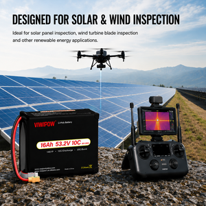 Batterie de drone stable à décharge rapide 10C 53.2V 16Ah, cellule lithium durable pour photographie aérienne, protection des plantes, cartographie, UAV - Product Image 6