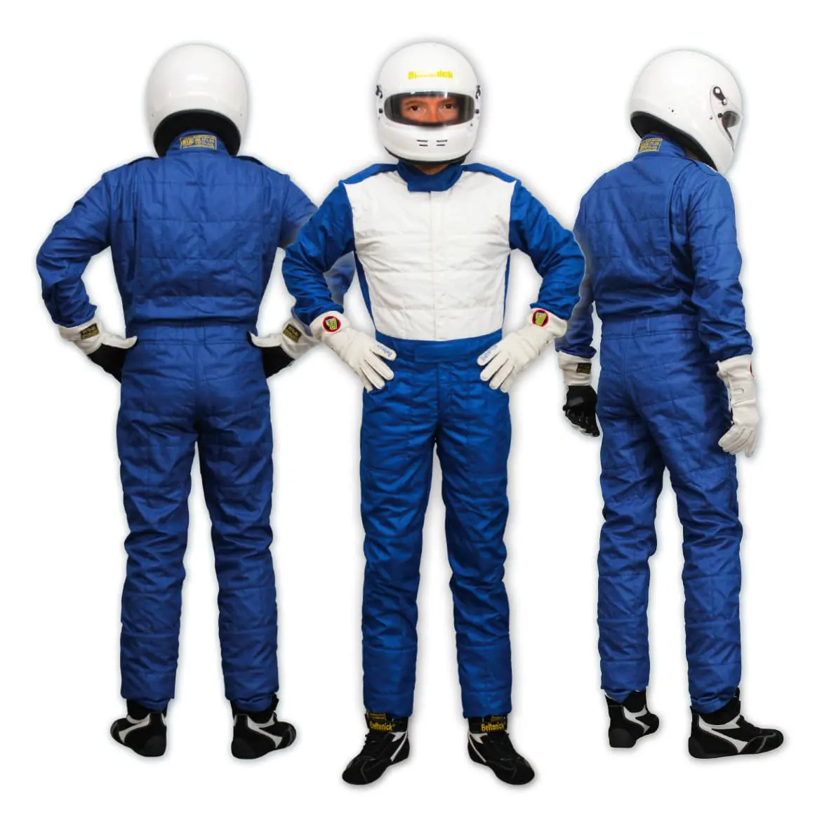 Beltenick FIA Approved 3 Layer Custom FR/Fire Resistant 100% Nomex Car Racing Suit For Car Racing Auto Sports RSN-500