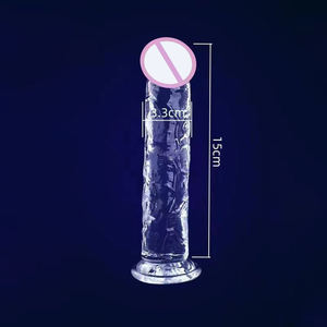 Vendita calda realistica Dildo giocattoli sessuali anali morbidi di più dimensioni Dildo morbido e realistico principiante Dildo giocattolo sessuale G Spot vibratore - Product Image 4