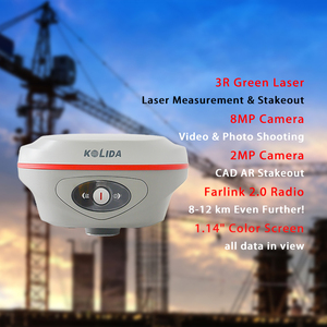 Kolida K60การวัดตำแหน่งด้วยเลเซอร์สำหรับจีพีเอสที่แตกต่างของ RTK Live lofting กล้องคู่ GNSS RTK GPS - Product Image 4