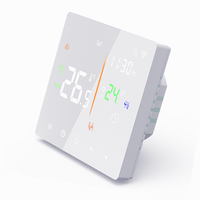 Thermostat mural intelligent WiFi, écran tactile couleur LCD, programmable sur 6 périodes, contrôleur de chauffage pour chaudière à gaz, eau, chauffage au sol électrique