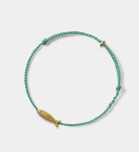 สร้อยข้อมือเชือกถักลายปลาทอง ดีไซน์เก๋ ของขวัญเพื่อนสนิทสุดฮิต - Product Image 4