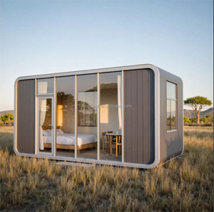 Maison préfabriquée Apple Pod à installation rapide, structure en acier imperméable, petite maison pour les vacances - Product Image 2