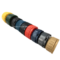 0.8L 1L 4L 5L Bouchon de bec d'huile moteur Bouchon de bouteille de lubrifiant rond en plastique avec couvercle à vis anti-chapardeur