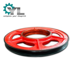 Puleggia a blocco per tendicinghie in acciaio fuso di grandi dimensioni, OEM, ad alta precisione, per impieghi gravosi, prodotta in Cina - Product Image 6