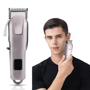 Alat pangkas rambut Motor kuat untuk pria, gunting listrik dengan pengisian daya Cepat USB, penggunaan di rumah