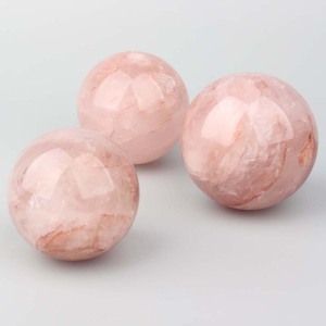 Vente en gros de pierres précieuses naturelles de haute qualité, boule de cristal de quartz rouge feu, sphère de cristal hématite - Product Image 6
