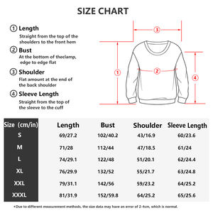 Grosir 260g kaus keringat Streetwear Crewneck DTF cetak uniseks gratis pengiriman Hoodies dan Sweatshirt UNTUK PRIA lengan penuh - Product Image 6