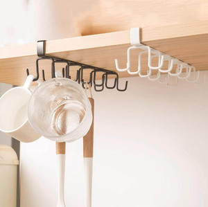 Étagère de rangement multifonctionnelle à 12 crochets, crochet de <span class=keywords><strong>cuisine</strong></span>, support suspendu, crochet de placard, nouveautés 2024 - Product Image 3