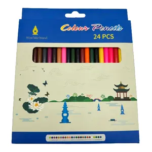 New Stock Arrival Long-Lasting Colors Art Pencil High-Quality Materials Round Barrel Colored Pencil