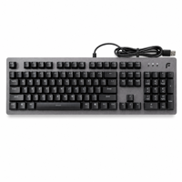 Clavier mécanique de jeu F1 avec interrupteurs optiques remplaçables à chaud, taille standard, rétroéclairage RGB, anti-ghosting, N-Key Rollover, clavier filaire USB