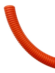 PA Orange Corrugated Power <b>Cable</b> Protection Pipe Flexibility Plastic Corrugated Tube for Wire insulation protection - Product Image 2