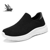 Maille Respirant Hommes Léger Gym Workout Running Slip On Chaussures De Marche Coussin Tennis Athlétique Baskets pour hommes