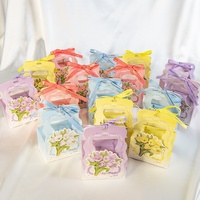 Großhandel Blumenförmige Süßigkeitenbox Souvenir Schleife Vierfarbig Bedruckte Pappeinlage Frischer Koreanischer Stil Hochwertige Box