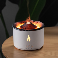 Humidificateur d'air avec diffuseur de flamme volcanique et lumière LED, nouvel arrivage, 350ml, 24V