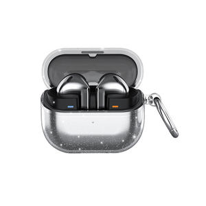 Funda transparente de TPU suave para <span class=keywords><strong>Samsung</strong></span> <span class=keywords><strong>Galaxy</strong></span> <span class=keywords><strong>Buds</strong></span> 3 <span class=keywords><strong>Pro</strong></span> con funda para auriculares con mosquetón - Product Image 5