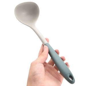 Chịu nhiệt độ cao Silicone chịu nhiệt nhà bếp nấu ăn đồ dùng môi Múc Canh Muỗng - Product Image 5