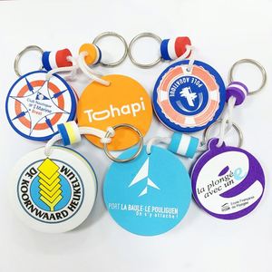 Floating Keychains for Boating Fishing EVA <b>Key</b> <b>Ring</b> Surfing Keychain Foam Floating Keyring Water Sports Gifts - Product Image 4