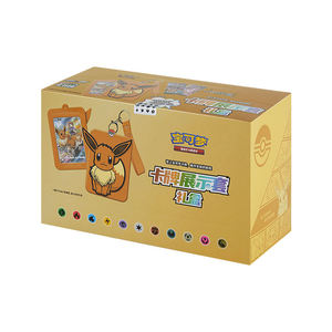 Ensemble d'affichage officiel de cartes à collectionner PTCG Vol. 1 2 3 avec boîte cadeau incluse - Jeu populaire Pokémon Charizard Gengar Eevee pour <span class=keywords><strong>les</strong></span> <span class=keywords><strong>voyages</strong></span> - Product Image 3