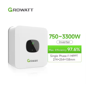 Inversor Fotovoltaico Doméstico Growatt MIC 1500-3300TL-X con Refrigeración Natural y Control Táctil - Product Image 1