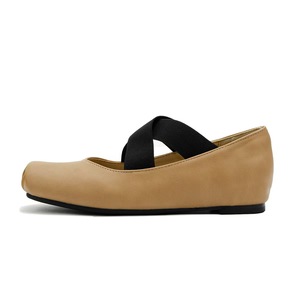 Classic Genuine Leather Square Toe <b>Flat</b> <b>Sandals</b> With Elastic Band Closure Comfortable All Seasons Wear - Product Image 2