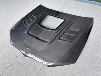 LANGyu 2018-2023 Pièces et accessoires automobiles Capot avant en fibre de carbone sèche style transparent pour BMW Série 5 G30 G38 M5 F90