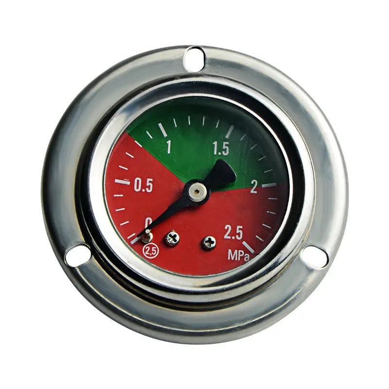 Stainless steel materia fire fighting pressure gauges