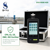 SYU1050E-H2S LoRa Wireless 400g Sensor Elektrokimia Bersertifikasi Ex Ia untuk Hidrogen Sulfida H2S, Detektor Gas Hisap Pompa